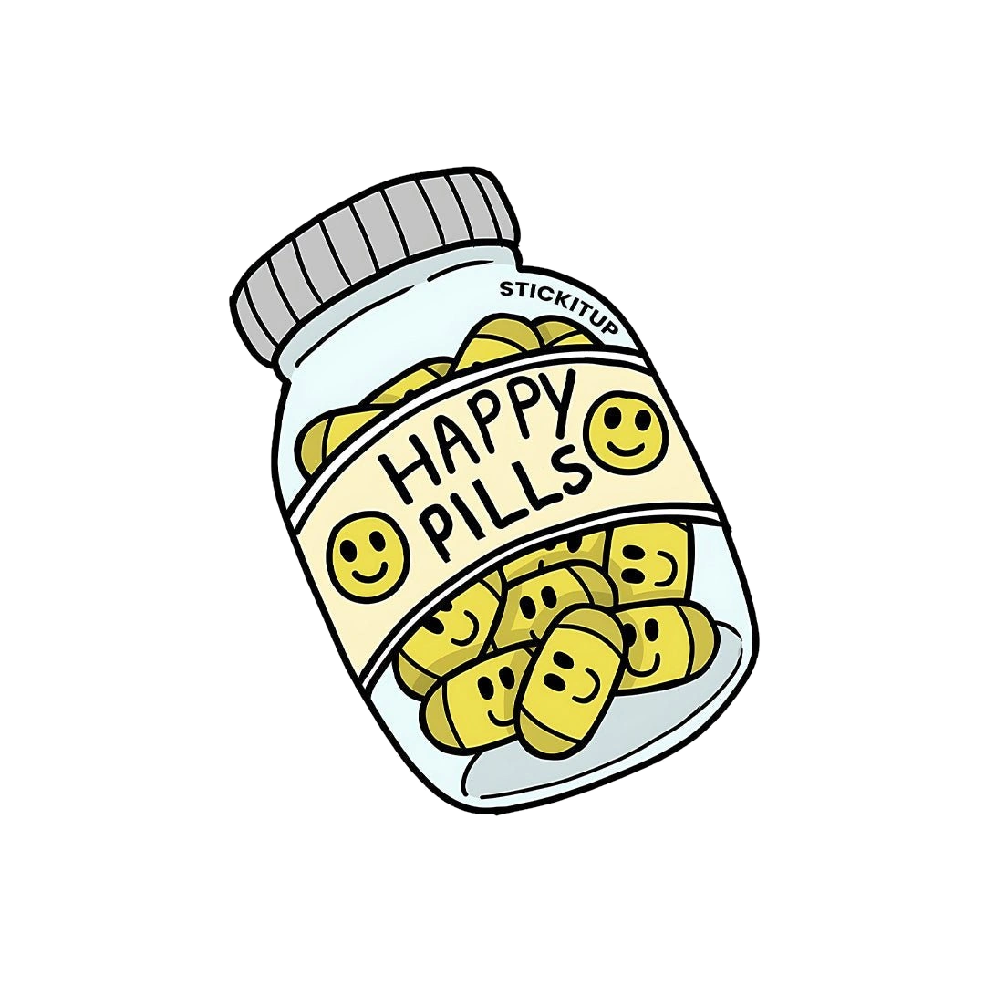 Happy Pills Sticker
